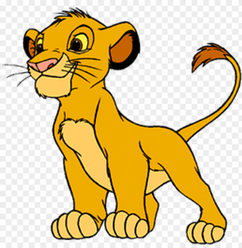 cartoon lion - baby simba the lion ki PNG image with transparent background  | TOPpng