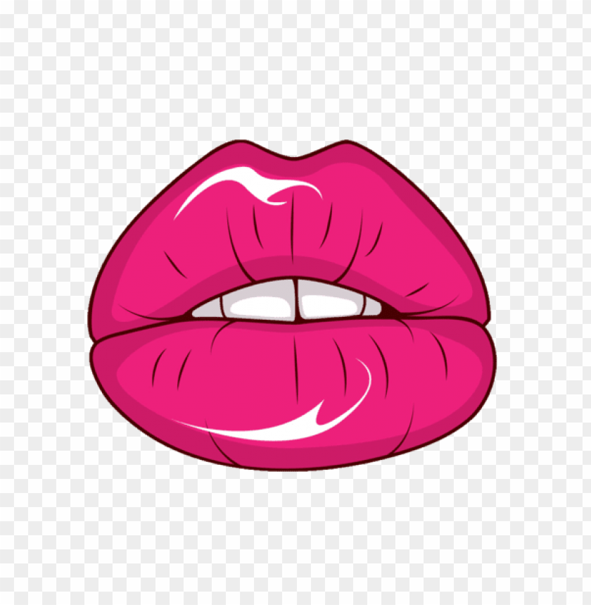 Download cartoon lips shiny clipart png photo | TOPpng