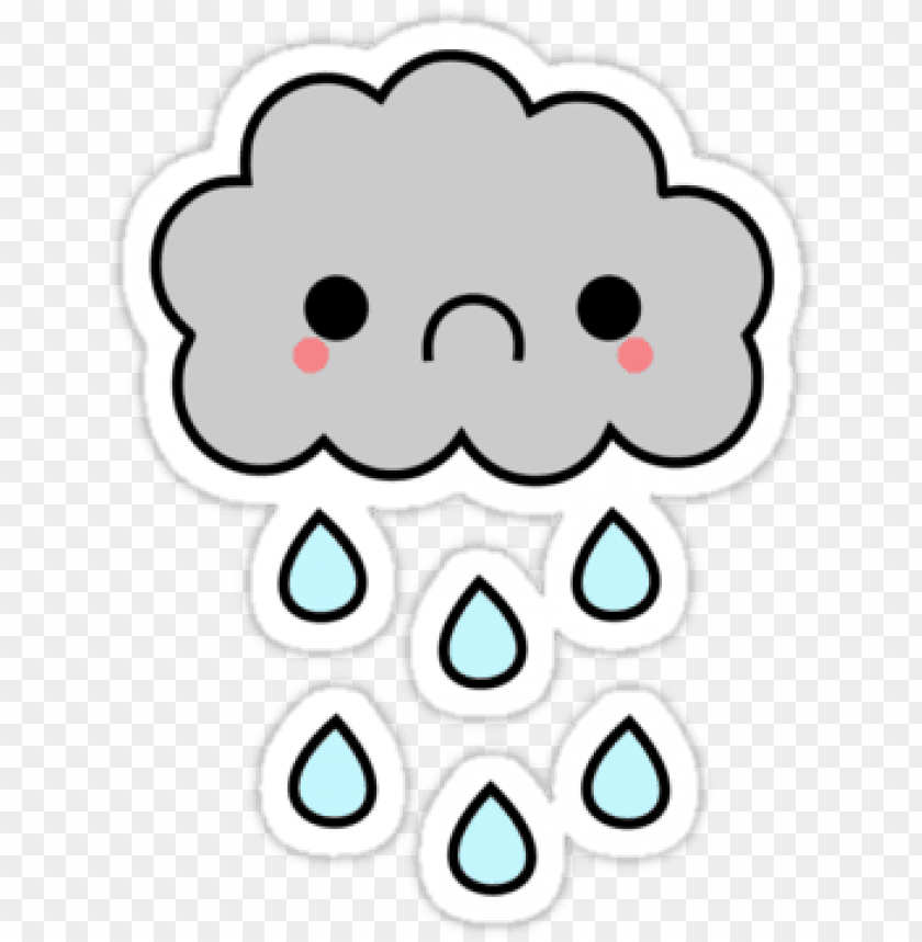 cartoon sad rain cloud PNG transparent with Clear Background ID 80899
