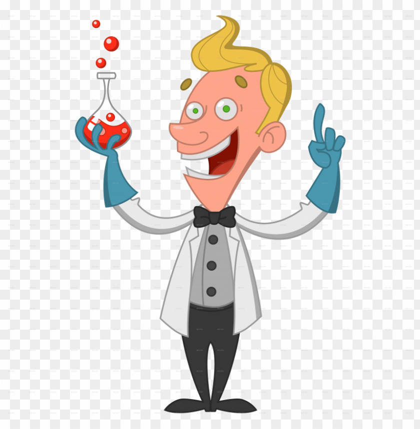 cartoon scientist chemist - scientist cartoon PNG image with transparent  background | TOPpng