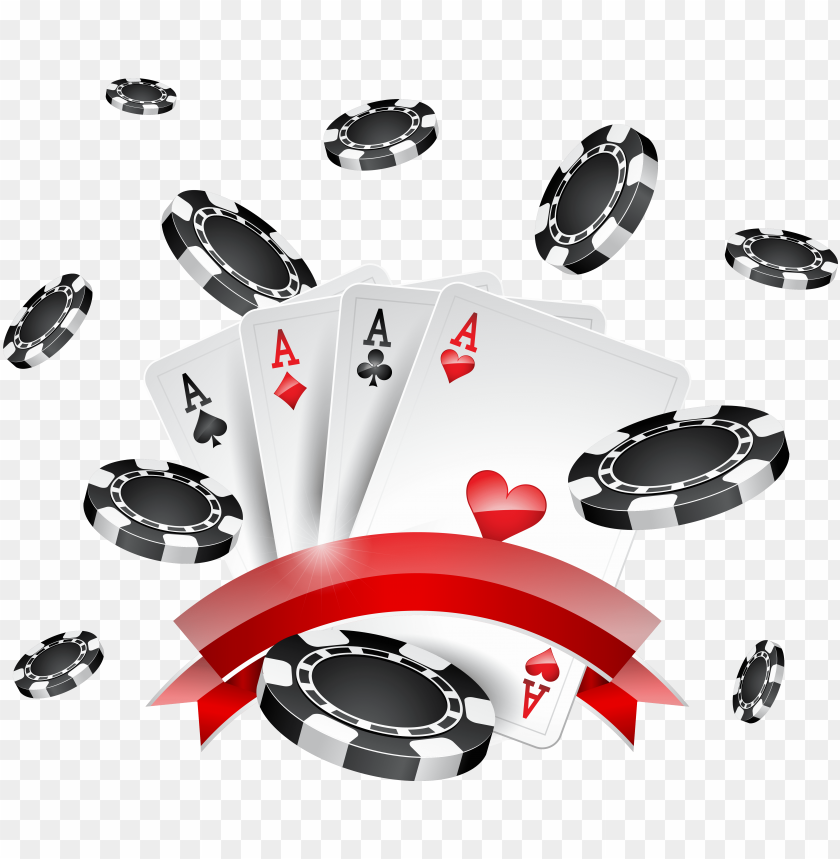 Casino Chips And Cards Decoration Png Clip Art Casino Chips Chip Poker PNG Image With Transparent Background