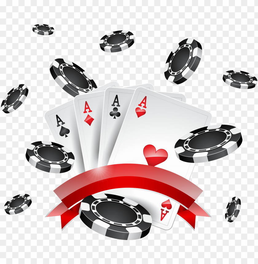 falling poker chips png