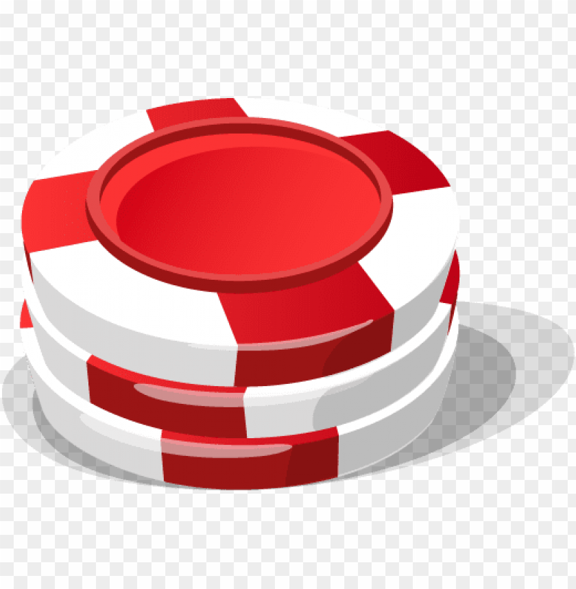 red poker chips png