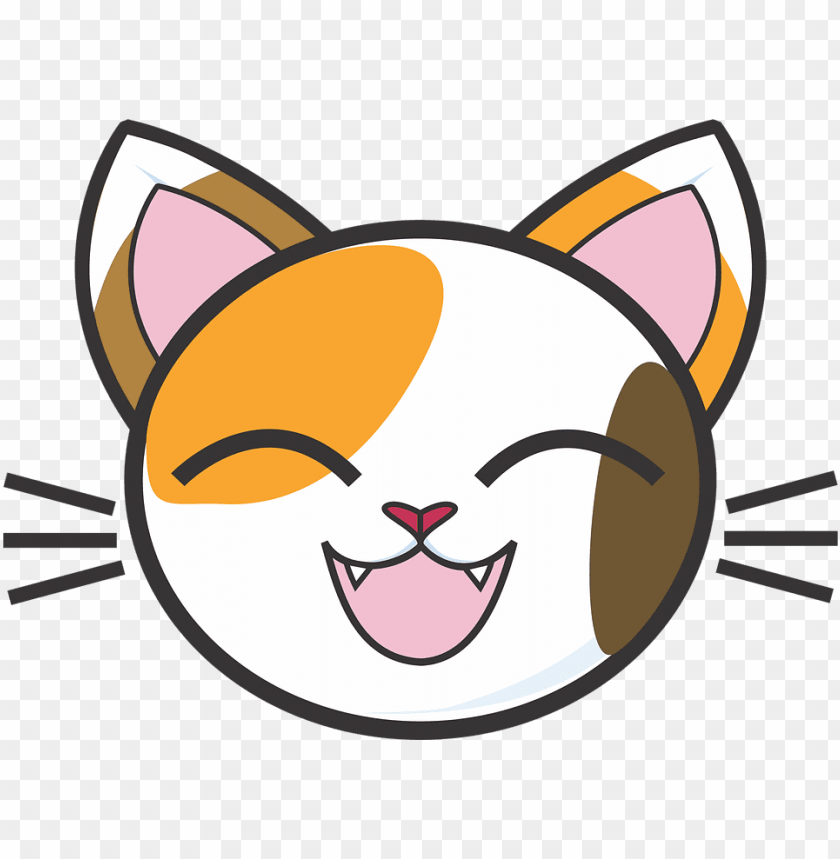 Cat Face PNG Image With Transparent Background