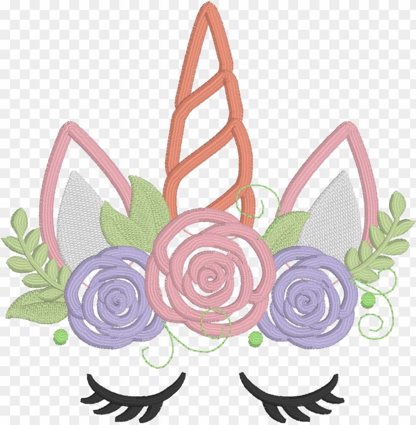 Categories Unicorn Face With Roses Png Image With Transparent