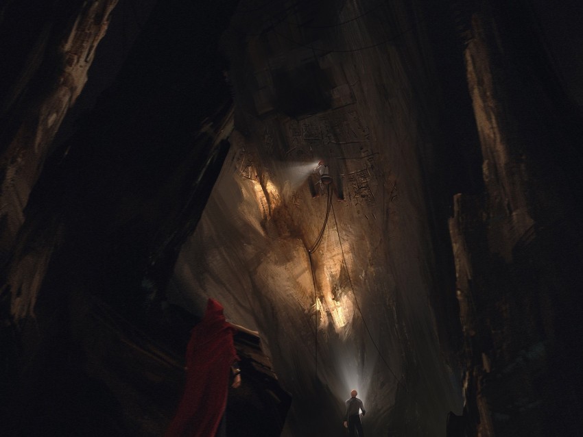 cave, people, art, rock climbing, dark