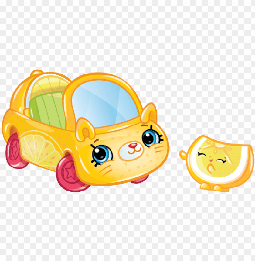 ccs1 lemon-limo - shopkins cutie cars lemon limo PNG image with transparent background@toppng.com
