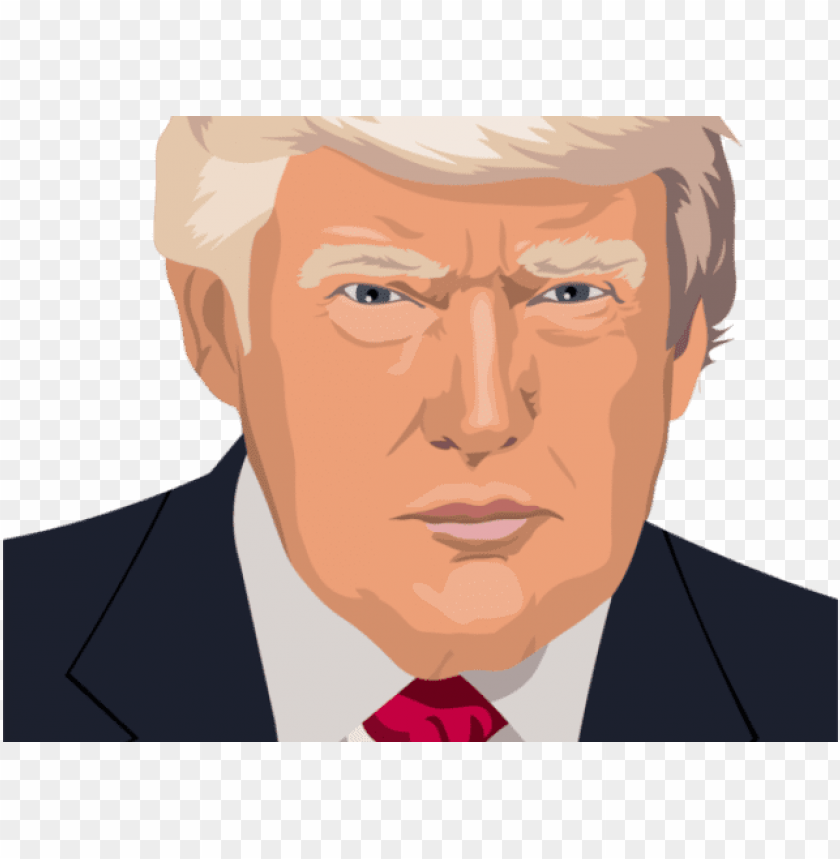Celebrity Clipart Donald Trump - Cartoon Transparent Trump PNG Transparent With Clear Background ID 209625