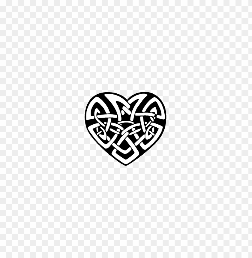 miscellaneous, tattoos, celtic heart tattoo, 