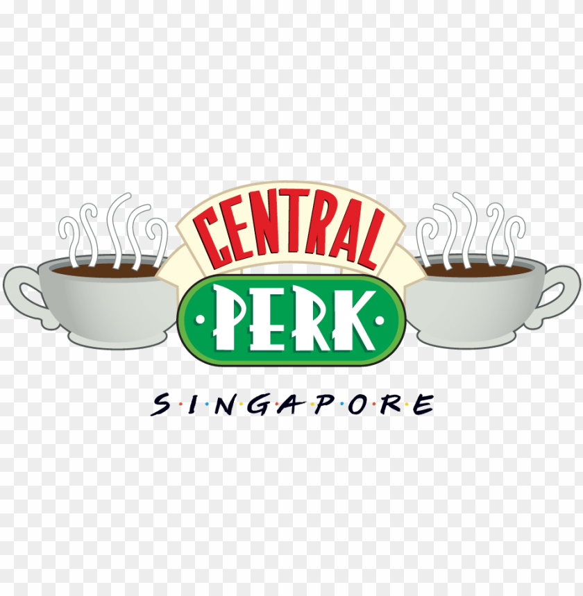 Central Perk - Friends Central Perk Logo PNG Transparent Background