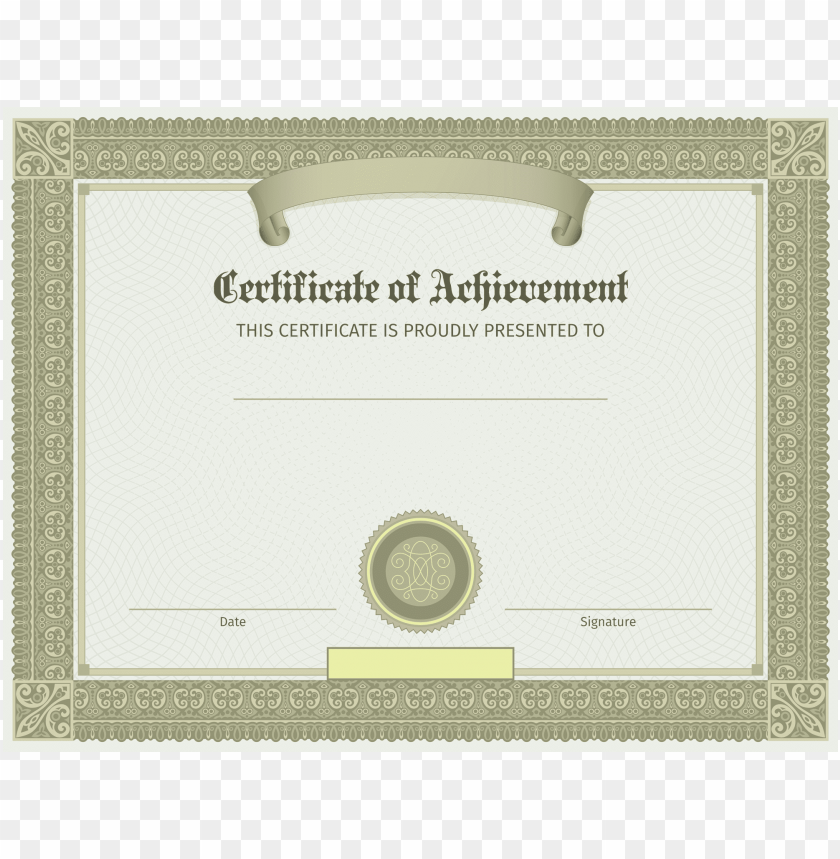 Download Certificate Template Png Images Background Toppng