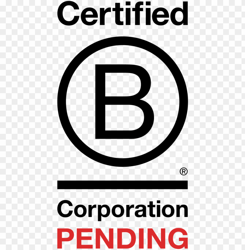 certified b corporation pending lg b corps logo PNG transparent with Clear Background ID 215624