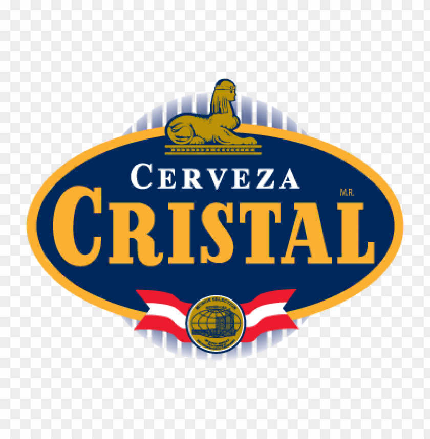  cerveza cristal eps logo vector free - 466386