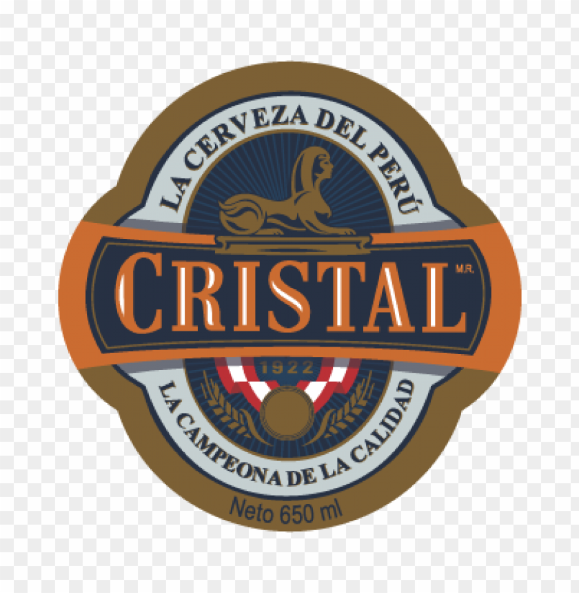  cerveza cristal logo vector download free - 466457