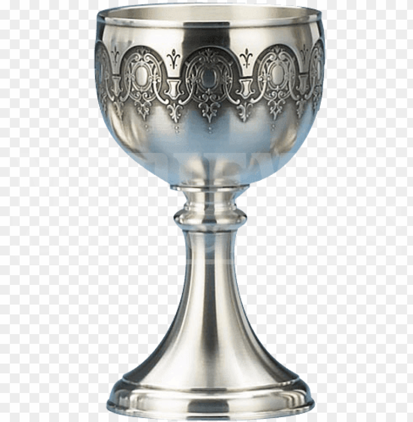 antique, ancient, metal, goblet, knight, isolated, gold