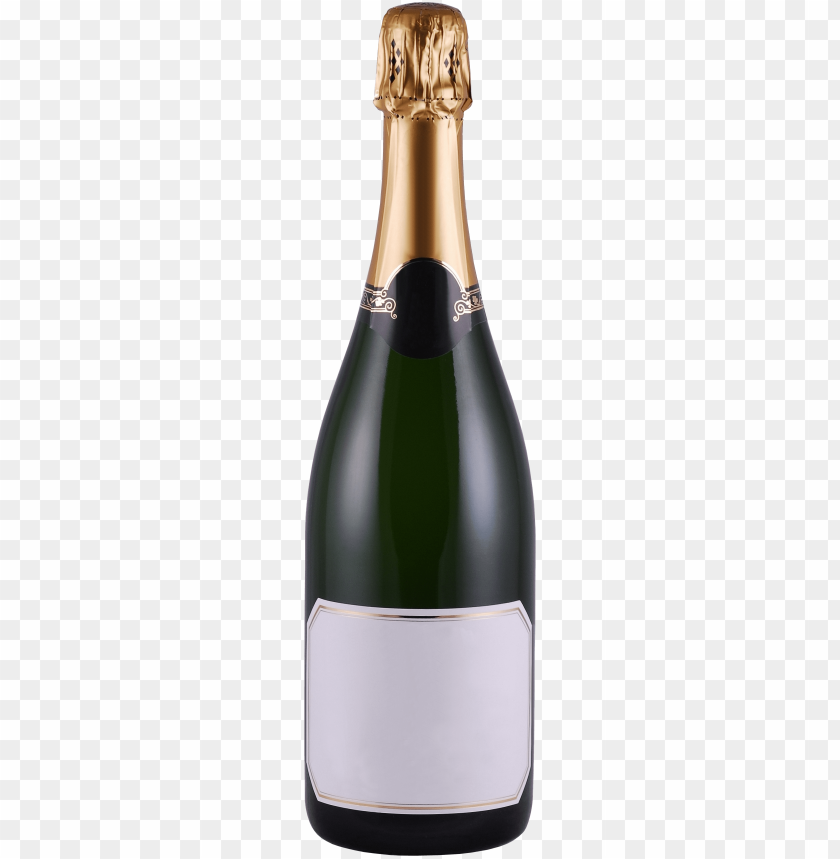 Transparent Background PNG of champagne bottle - Image ID 22162