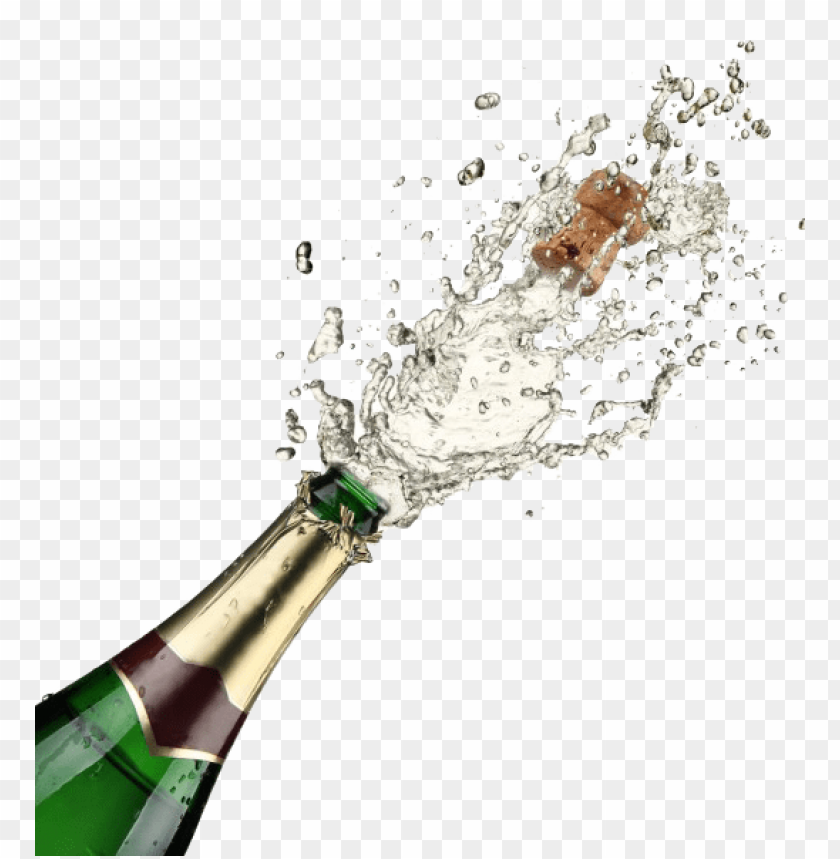 champagne popping PNG images with transparent backgrounds - Image ID 6651