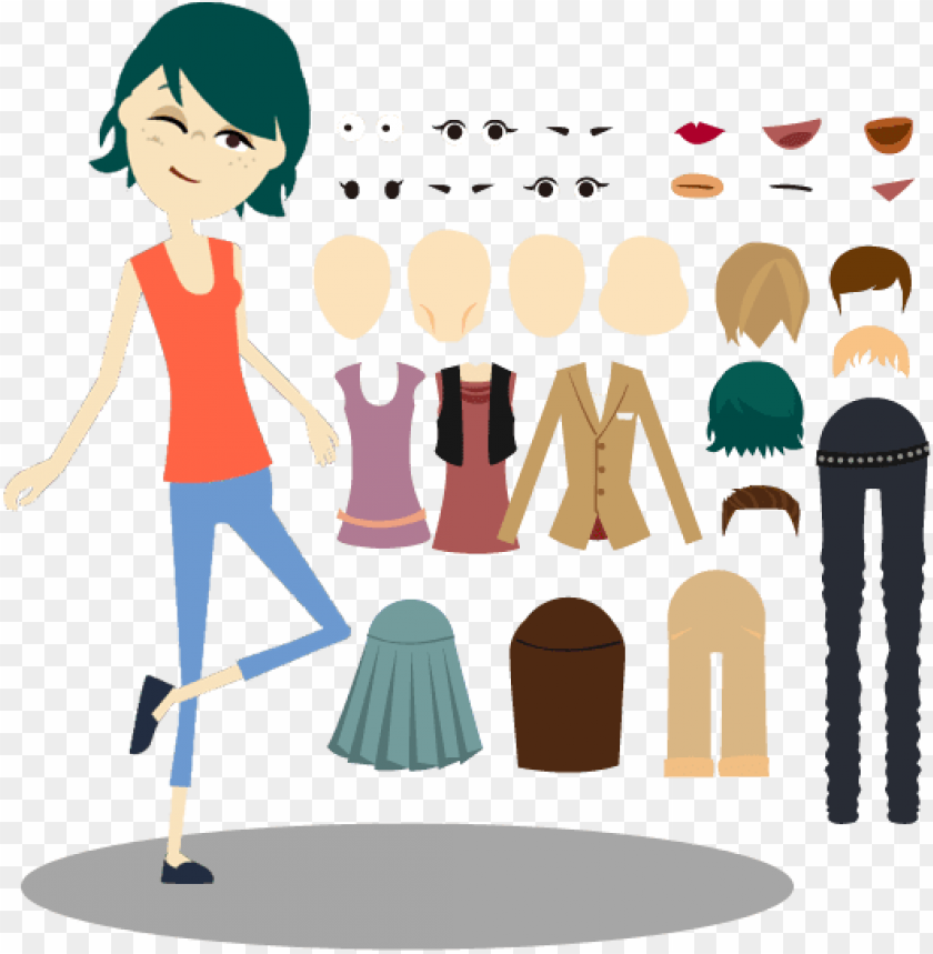 character creation - crazytalk animator 2 PNG image with transparent  background | TOPpng