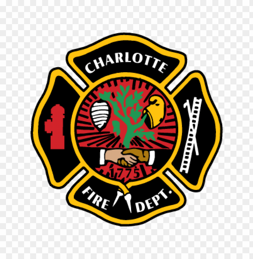  charlotte fire department logo vector free - 466465