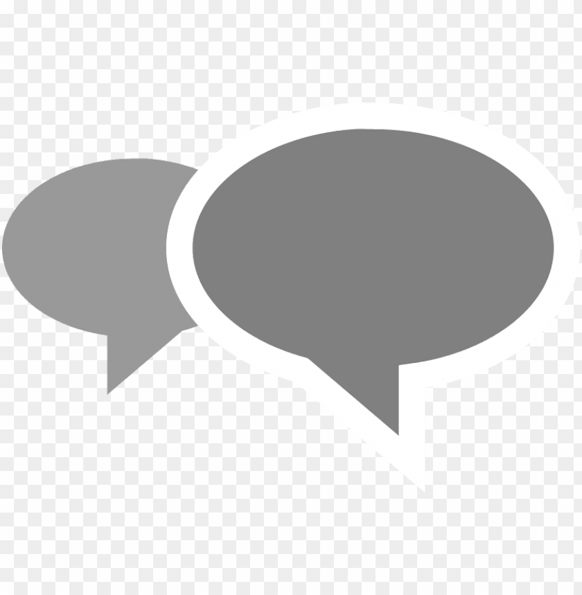 Chat Icons - Chat Icon Grey Png - Free PNG Images