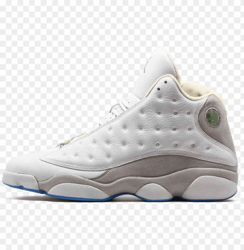 cheap jordan shoes size - jordan retro 13 grey and white PNG image with transparent background@toppng.com