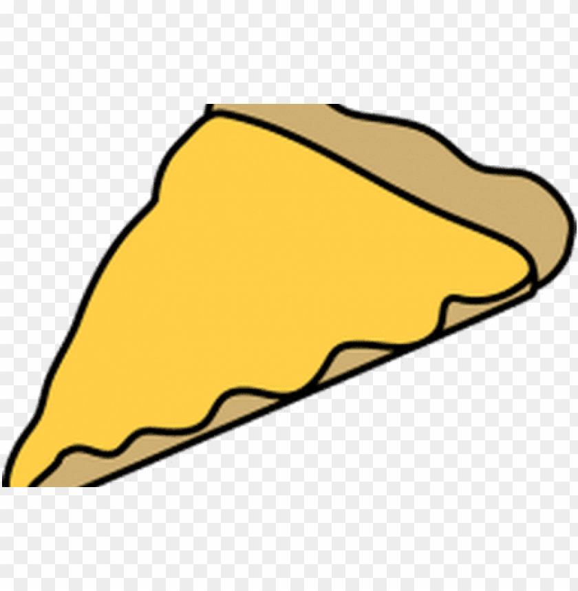 Cheese Pizza Slice Cartoon PNG Image With Transparent Background