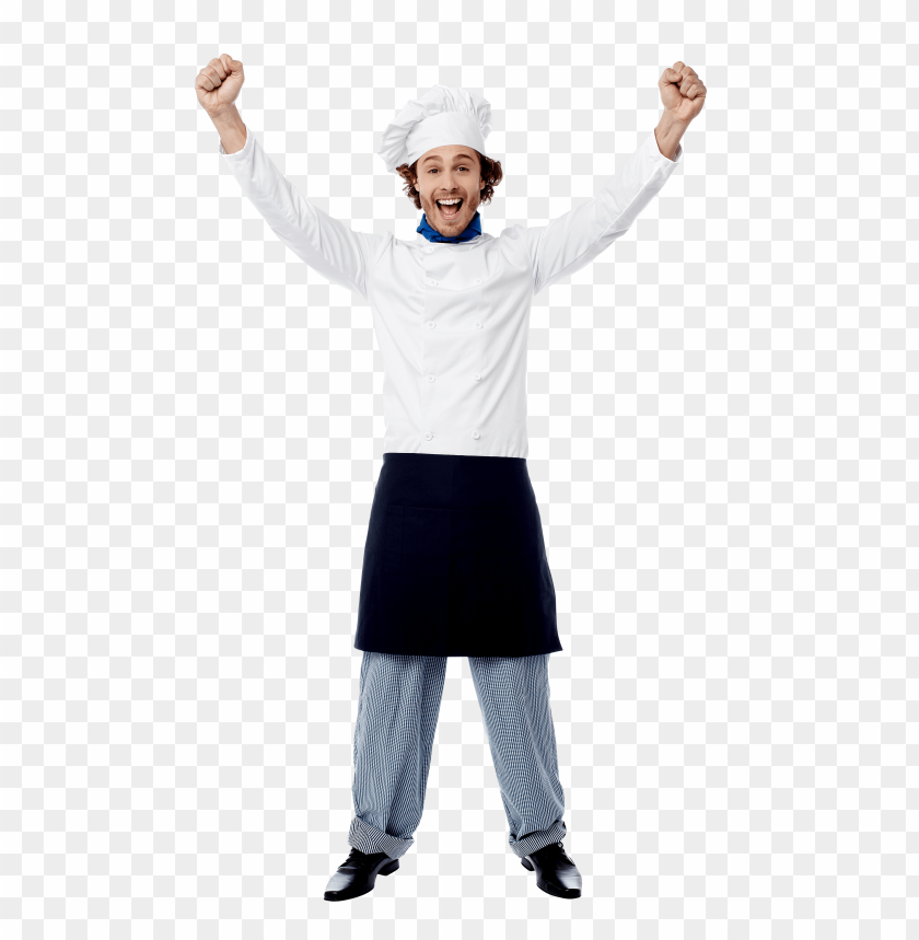 Transparent background PNG image of chef - Image ID 20350