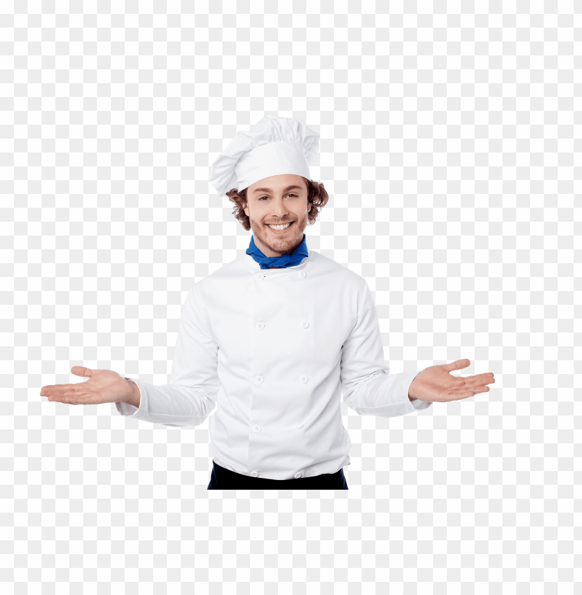 Transparent background PNG image of chef - Image ID 20379