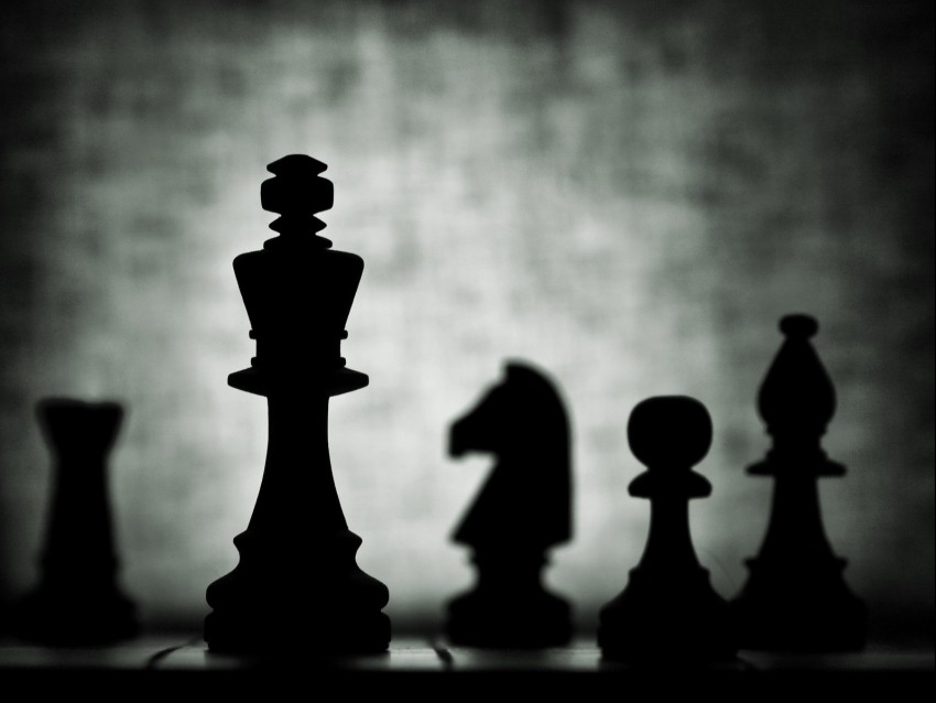 Chess Figures Dark Game King Png - Free PNG Images