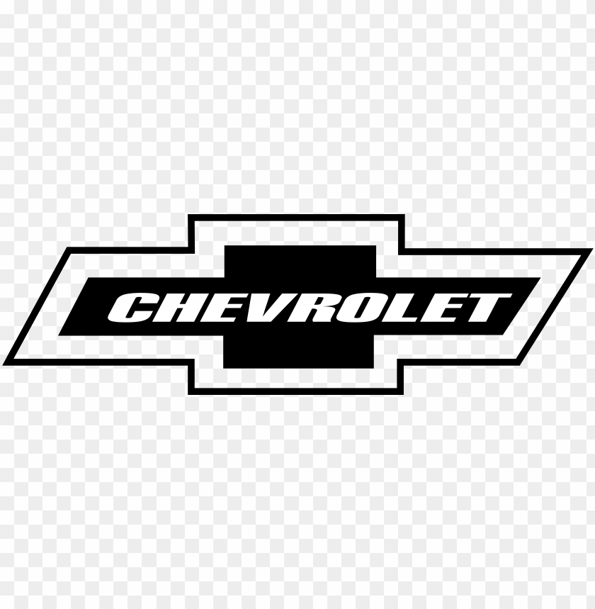 Chevy Logo Black And White Png Image With Transparent Background Toppng