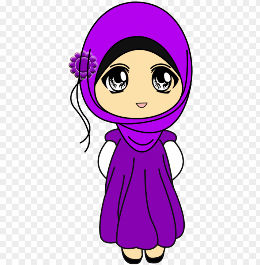 25 Gambar Kartun  Perempuan Muslim Gambar Kartun  HD 