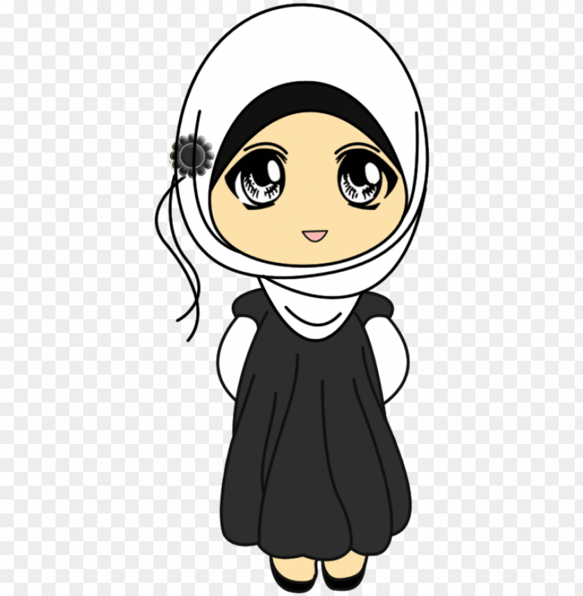 chibi clipart muslimah girl with hijab clipart png image with transparent background toppng chibi clipart muslimah girl with