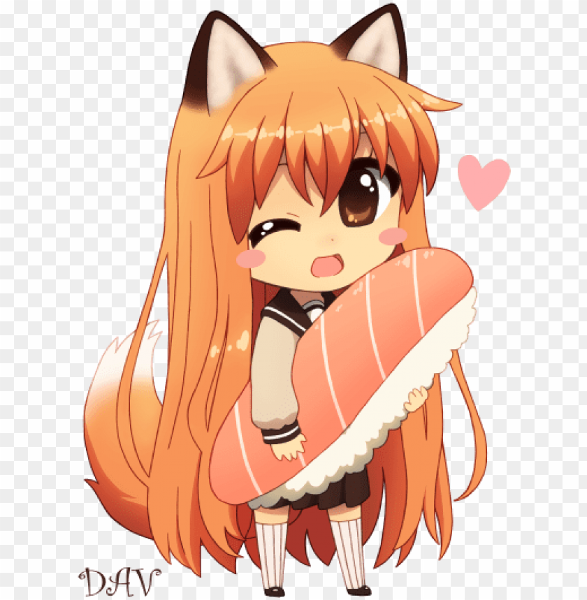 Chibi Fox Girl Png Image With Transparent Background Toppng