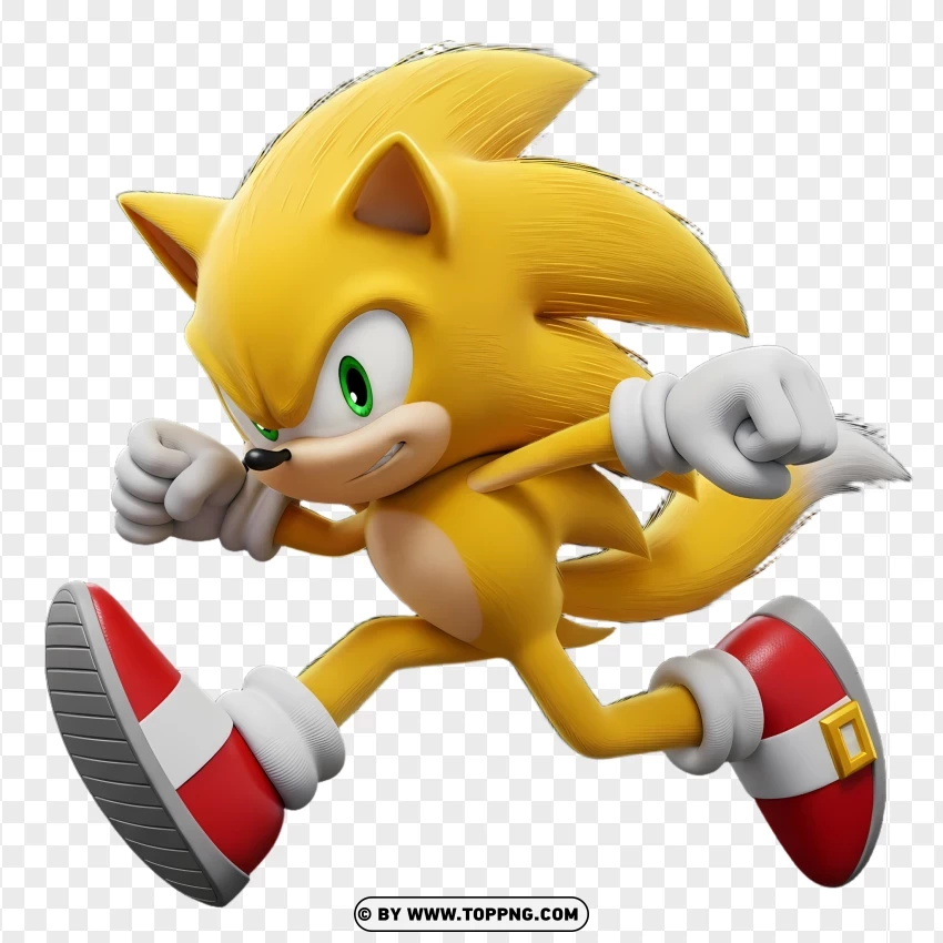Chibi Sonic Character Tails With Cute Style PNG Transparent Background