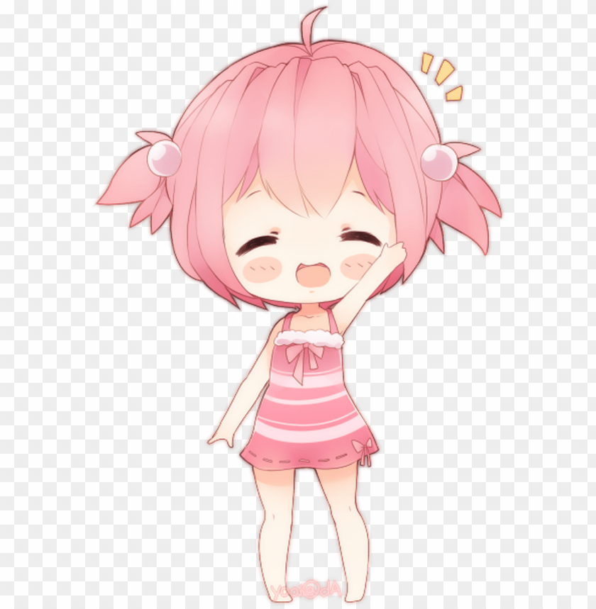 Chibi Sticker - Chibi Kawaii Girl Anime PNG Transparent With Clear Background ID 186716