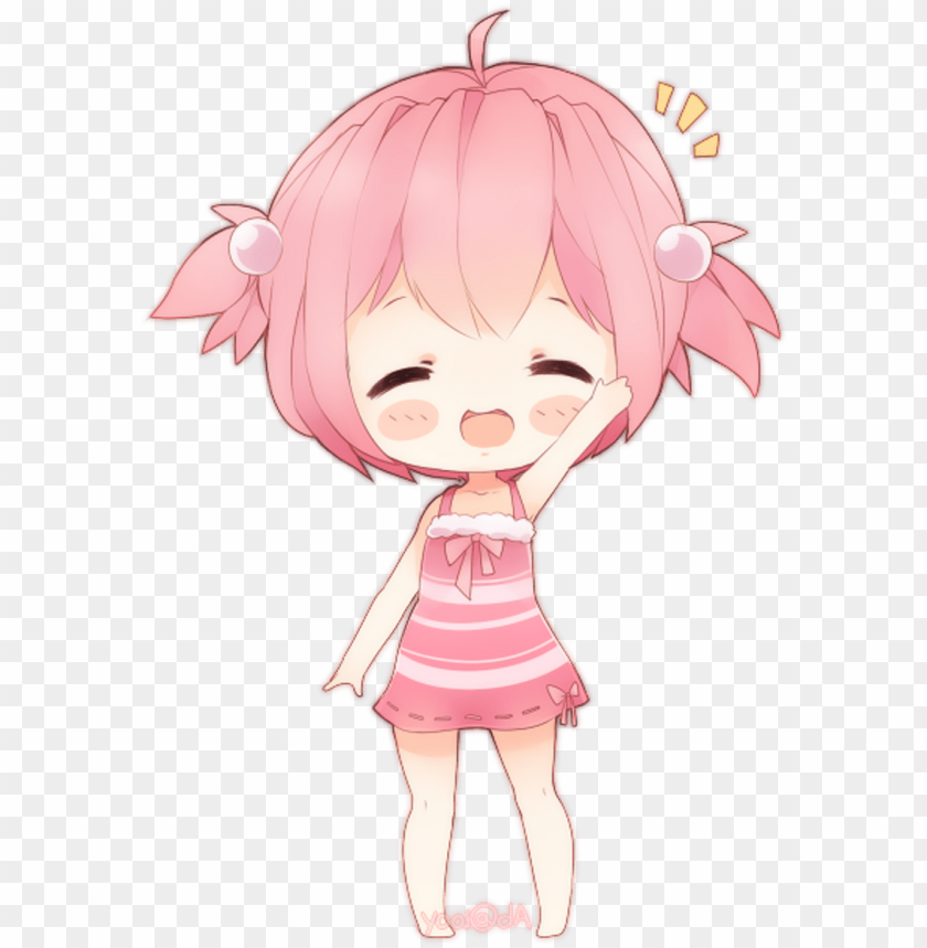 Chibi Sticker Chibi Kawaii Girl Anime Png Image With Transparent - kawaii aesthetic clothing roblox