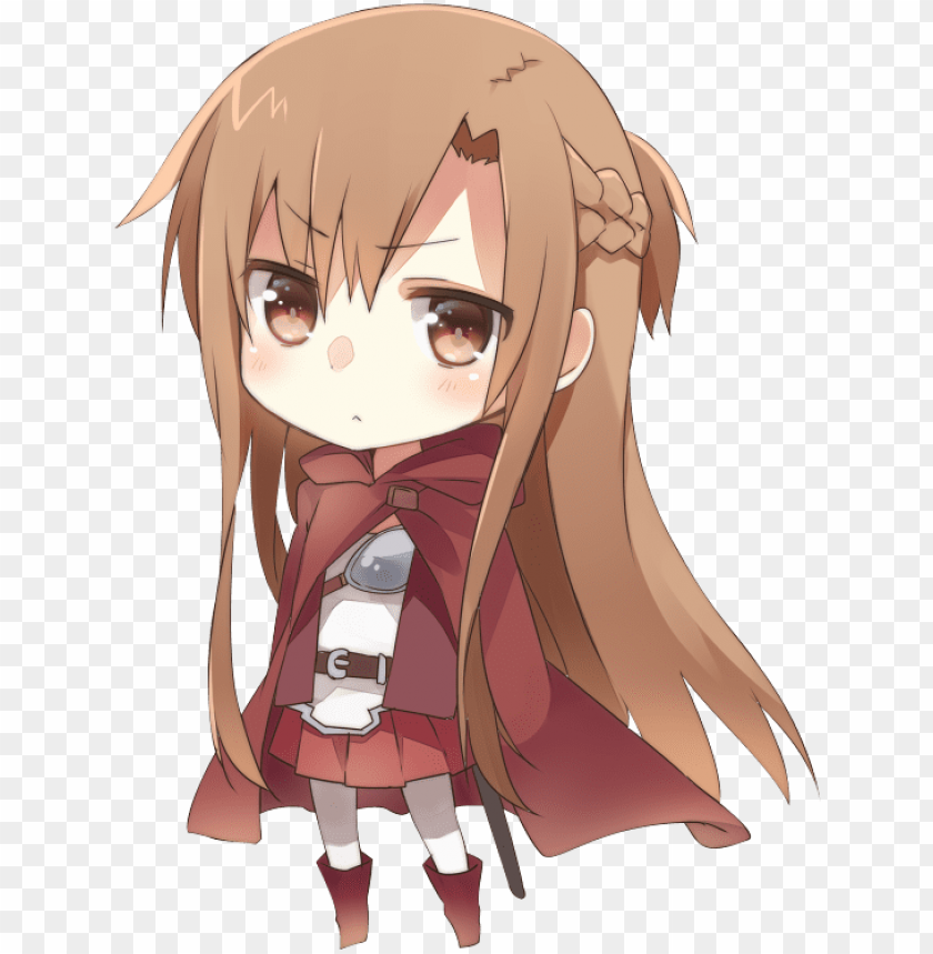 Chibi Yuuki Asuna By Akiyojiro D5jgfld Kawaii Sword Art Online Png Image With Transparent Background Toppng