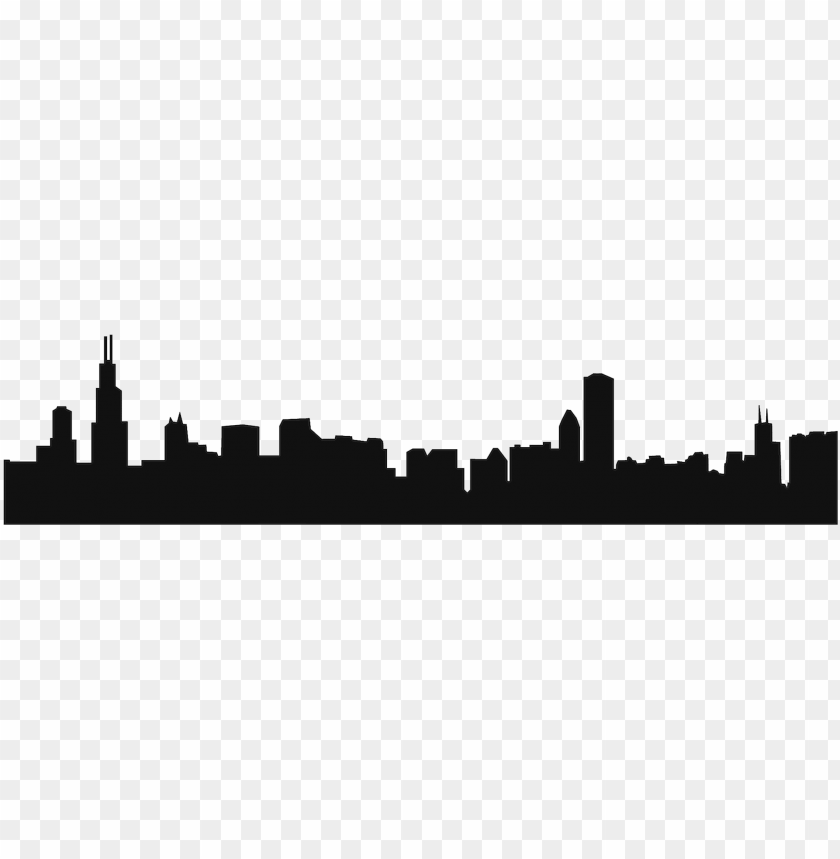 chicago city png svg library stock skyline PNG transparent with Clear Background ID 202424