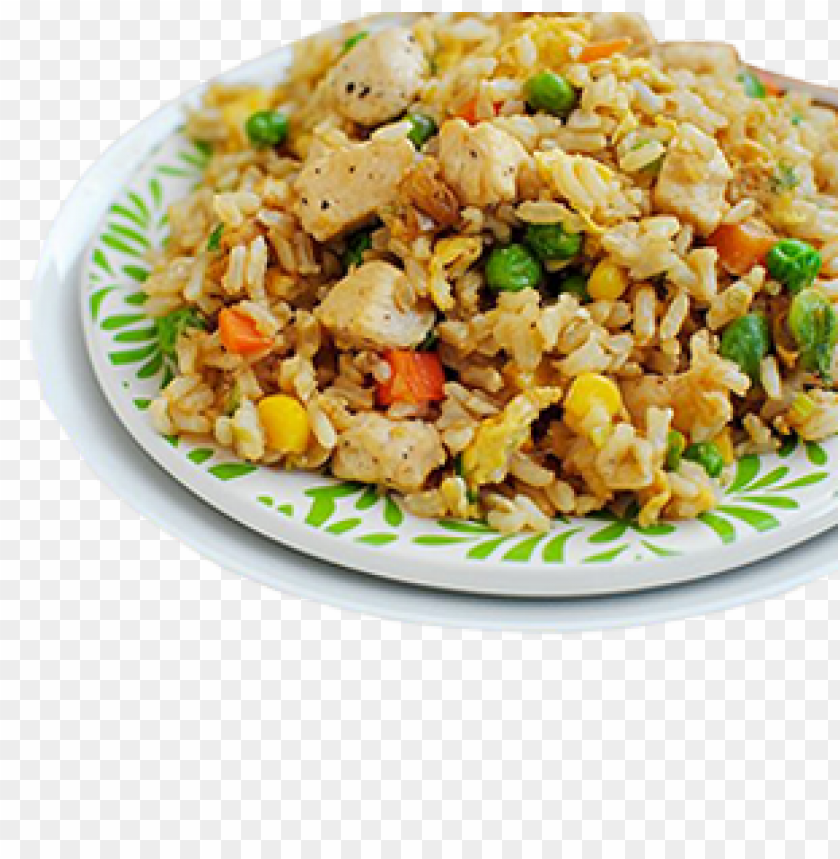 chicken fried rice plate png, plate,chickenfriedrice,png,fri,chicken,fried
