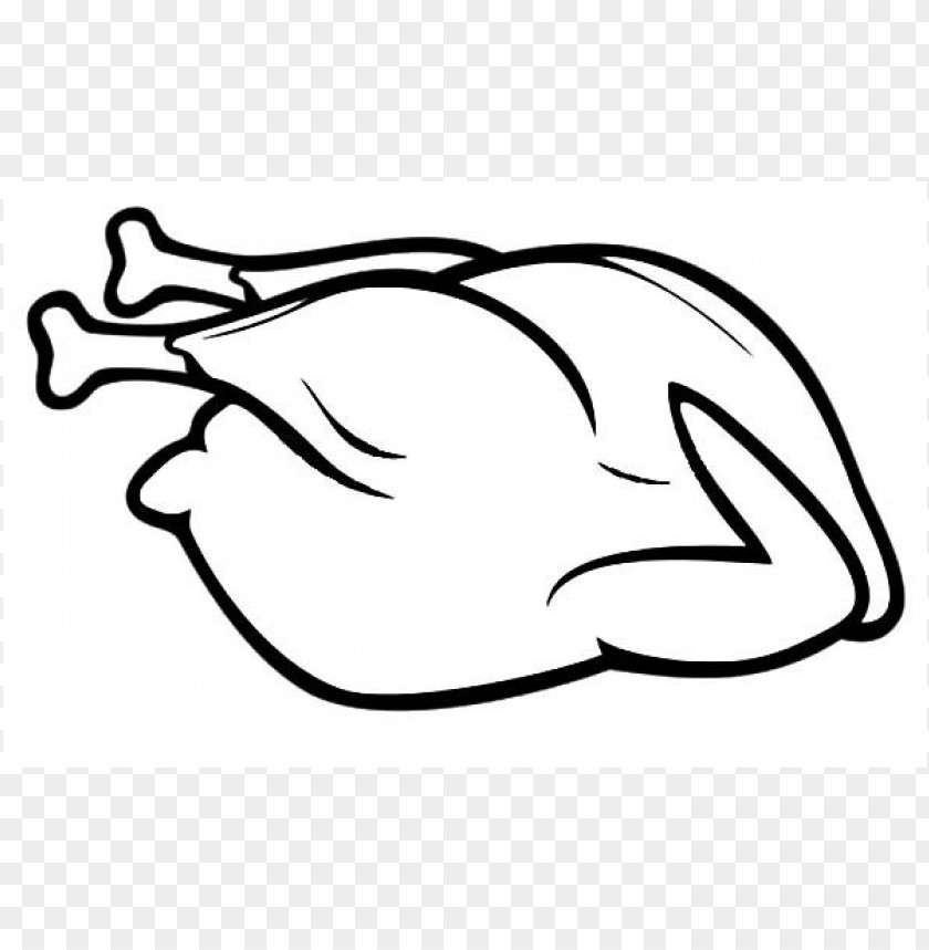 Download chicken meat coloring page PNG image with transparent background | TOPpng