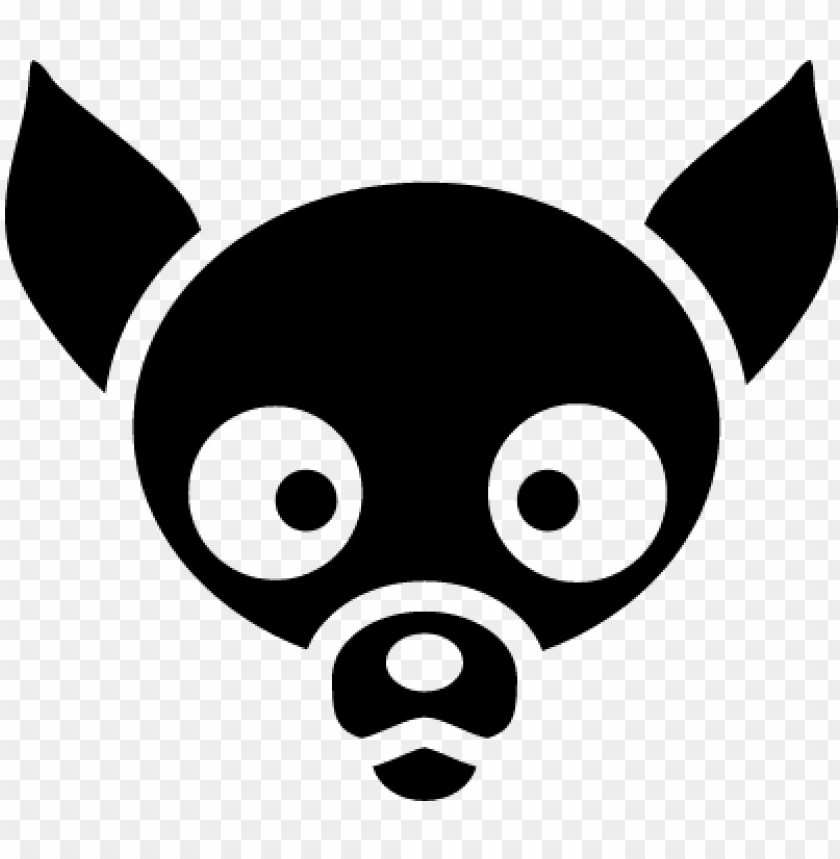 free PNG chihuahua dog face vector - mascara de perro chihuahua PNG image with transparent background PNG images transparent