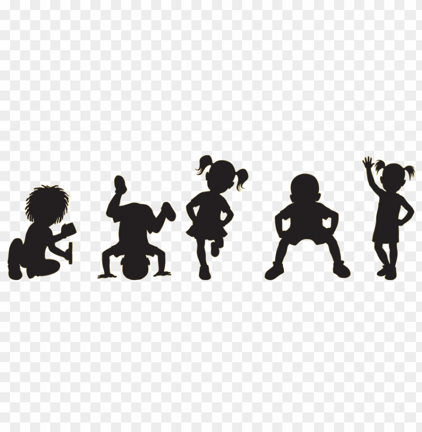 children playing silhouette png, play,playing,silhouette,children,png