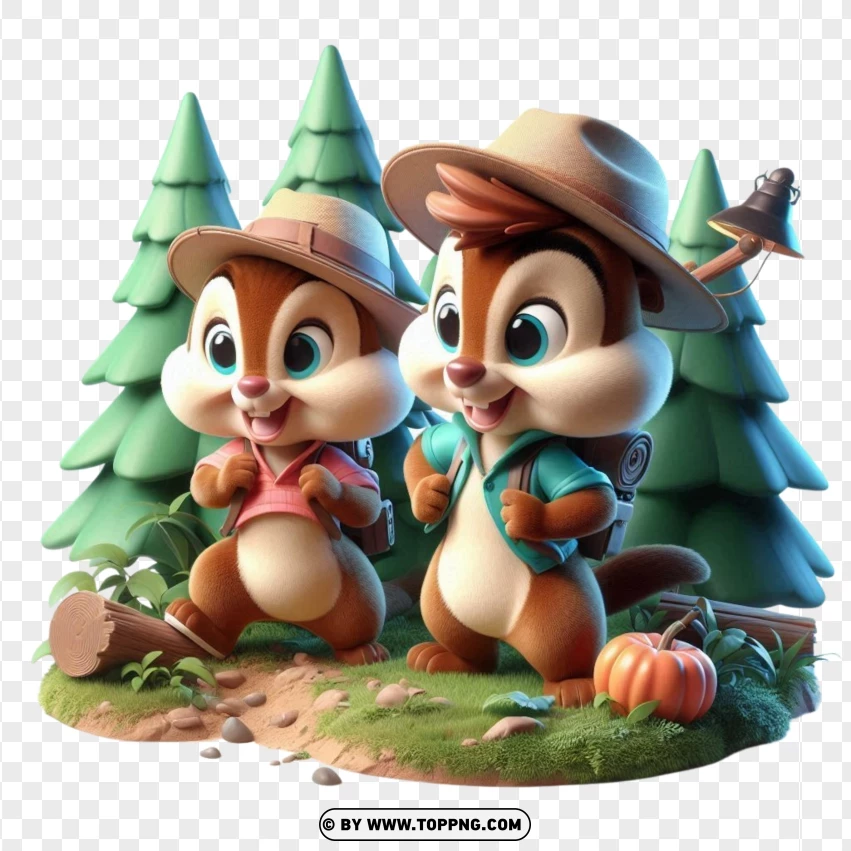 Chip and Dale, cartoon chipmunks, Disney characters,Chip and Dale adventures, Chip and Dale images, Chip and Dale PNG, Chip and Dale stickers