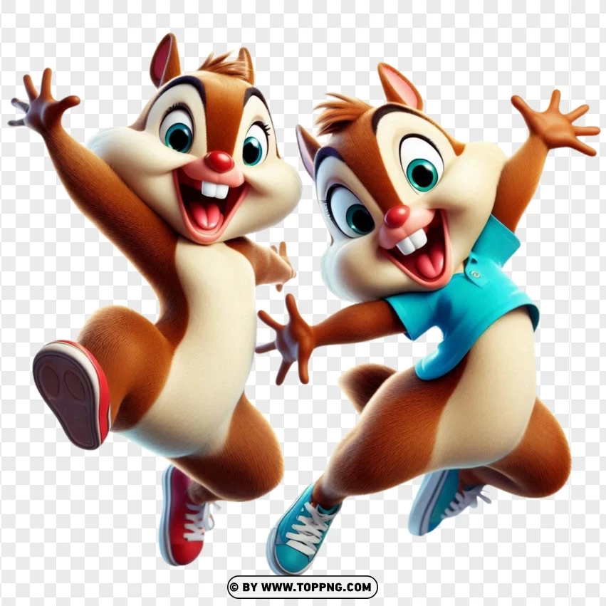 Chip and Dale, cartoon chipmunks, Disney characters,Chip and Dale adventures, Chip and Dale images, Chip and Dale PNG, Chip and Dale stickers