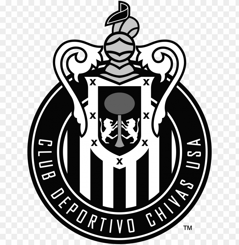 Chivas Usa Logo Black And White Dream League Soccer Logo
