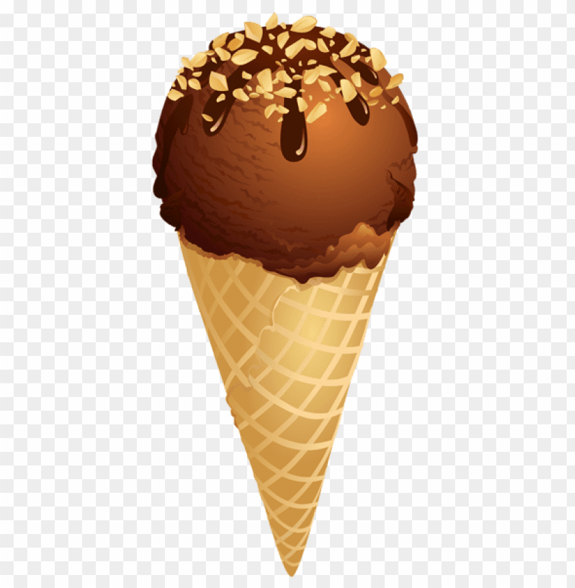 Download Chocolate Ice Cream Conepicture Png Images Background