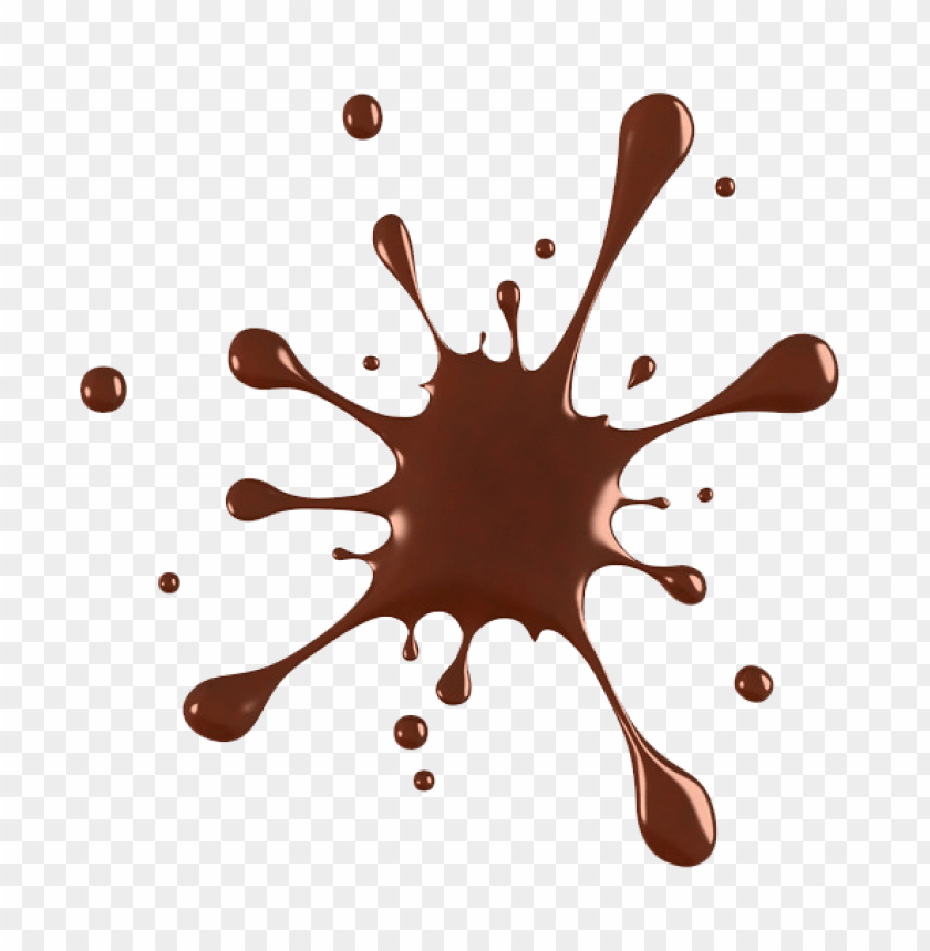 chocolate splash PNG image with transparent background - Image ID 6168