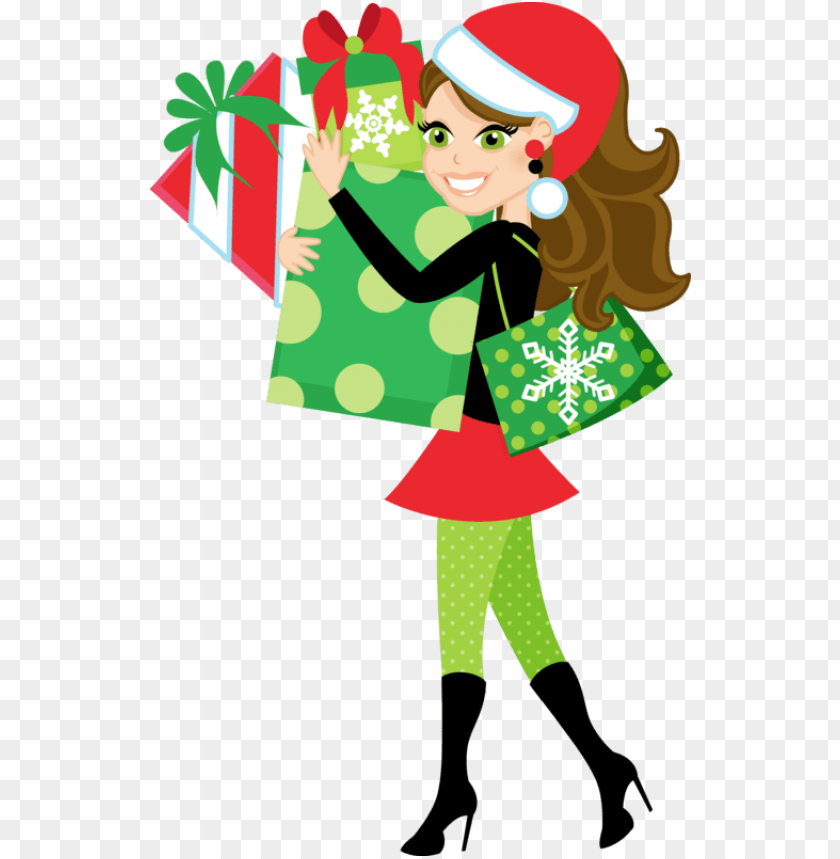 christian women networking png girl christmas shopping christmas shopping clip art PNG transparent with Clear Background ID 196812