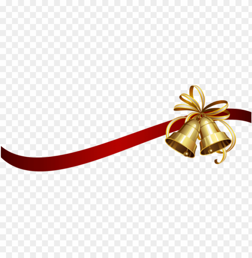 christmas bells with ribbon transparent PNG Images 41153