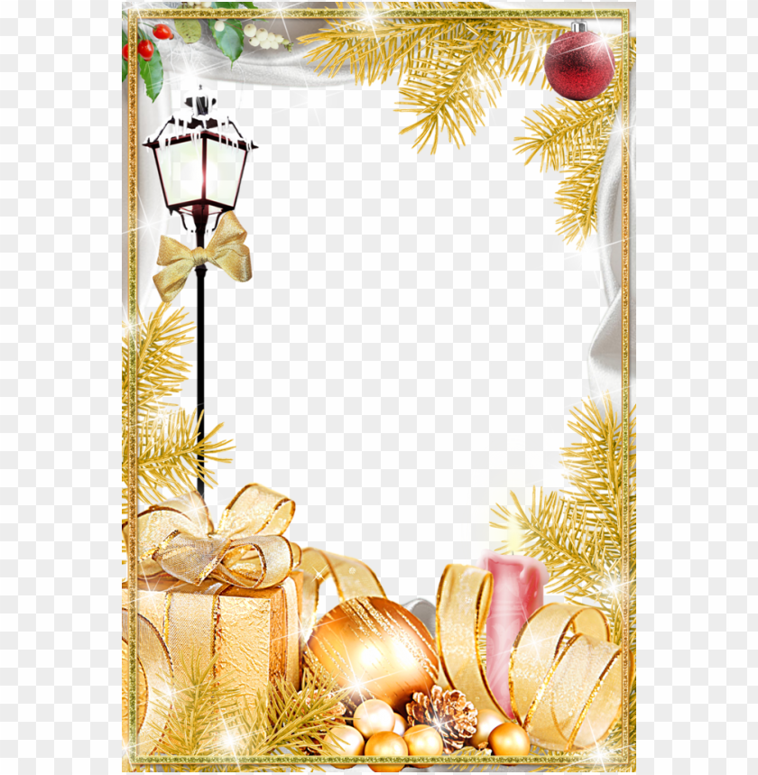 Molduras Natal Png - Christmas Borders Transparent Background, Png